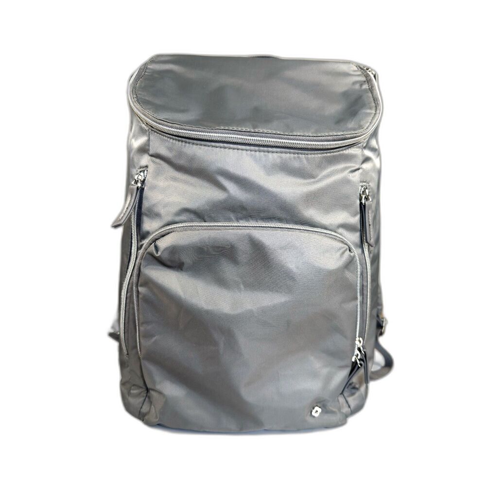 Samsonite Mobile Solution Deluxe Backpack Gray Pink Lining Travel Bag